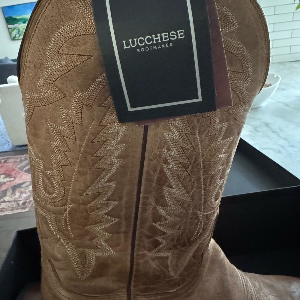 NWT Eric Church Lucchese Leather Boots Men’s